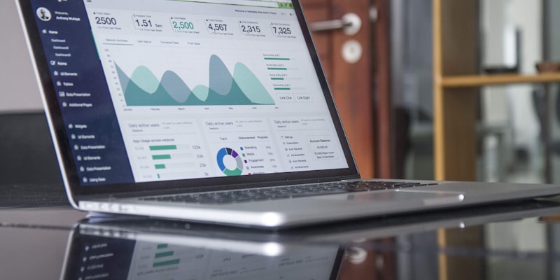 Computer screen showing early digital map interface